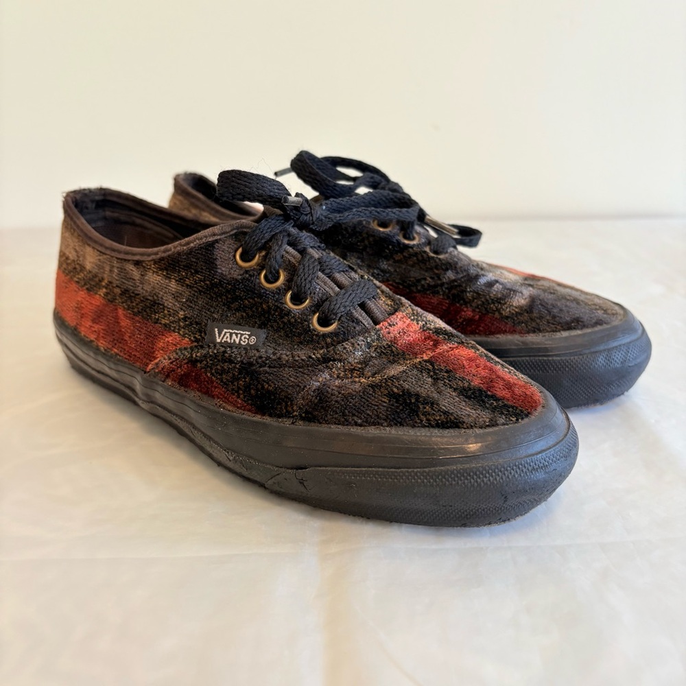 Vintage 90s 1994 Velvet Striped Vans